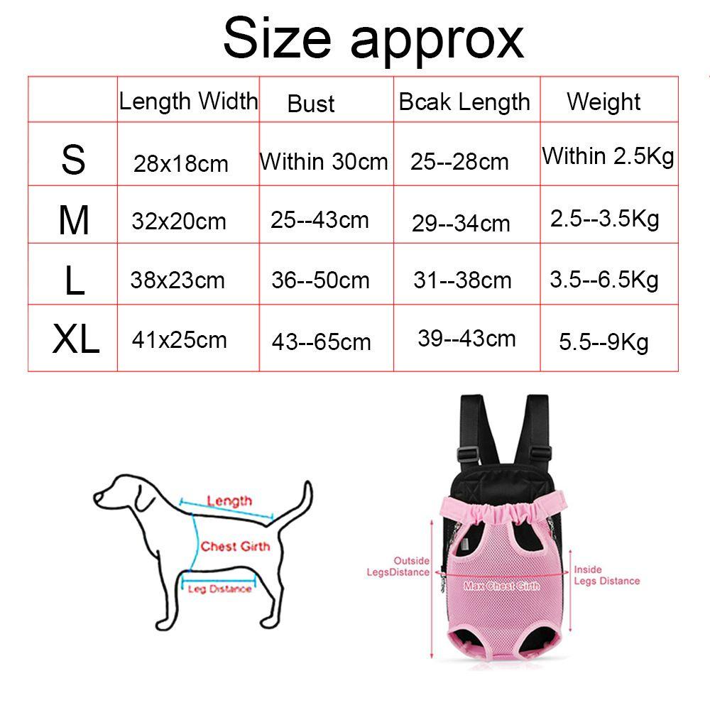 Ba Lô Địu Thú Cưng Trước / Sau Bằng Nylon Phối Lưới Thoáng Khí