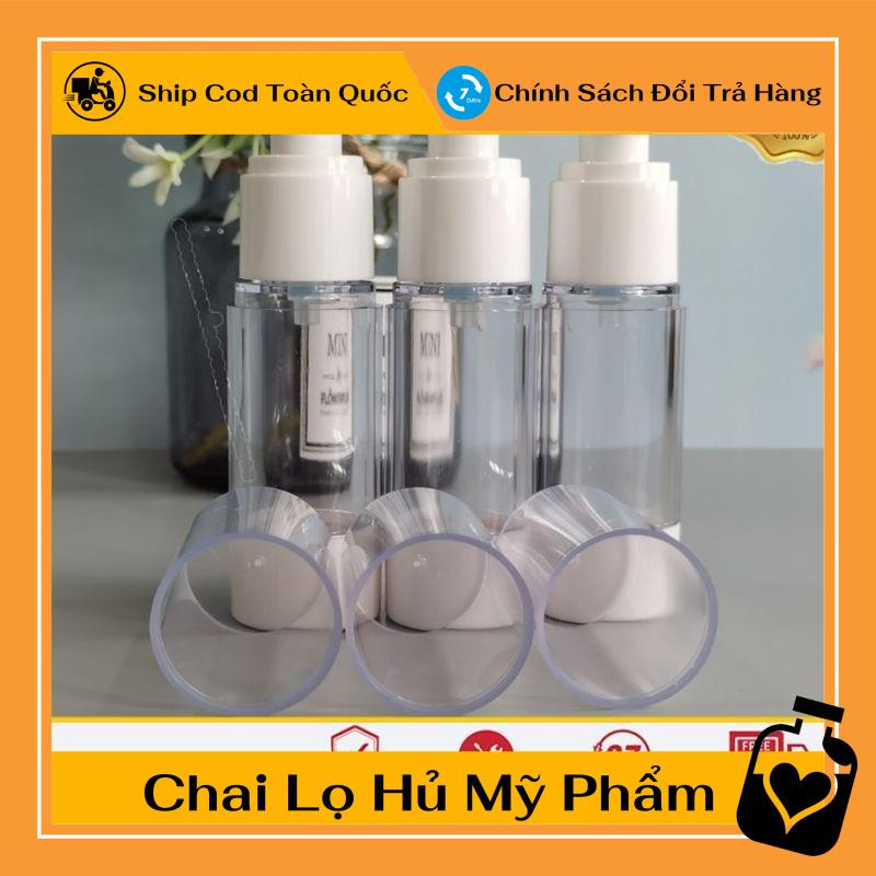 Chai Chiết Mĩ Phẩm ❤ TOP GIÁ RẺ ❤ Chai nhựa hút chân không 15ml,30ml,50ml chiết mỹ phẩm , , phụ kiện du lịch