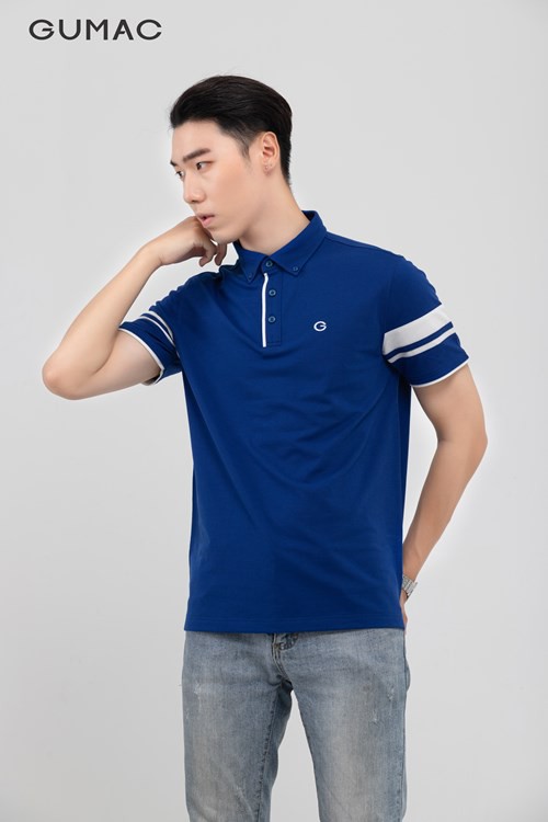 [Mã WABRGD12 giảm 10% đơn 250K] Áo polo nam cá tính tay phối màu GUMAC nhiều màu ATNB397 | BigBuy360 - bigbuy360.vn