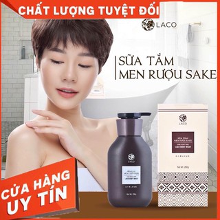 Sữa tắm men rượu sake chính hãng chai to cấp ẩm dưỡng trắng mịn màng laco