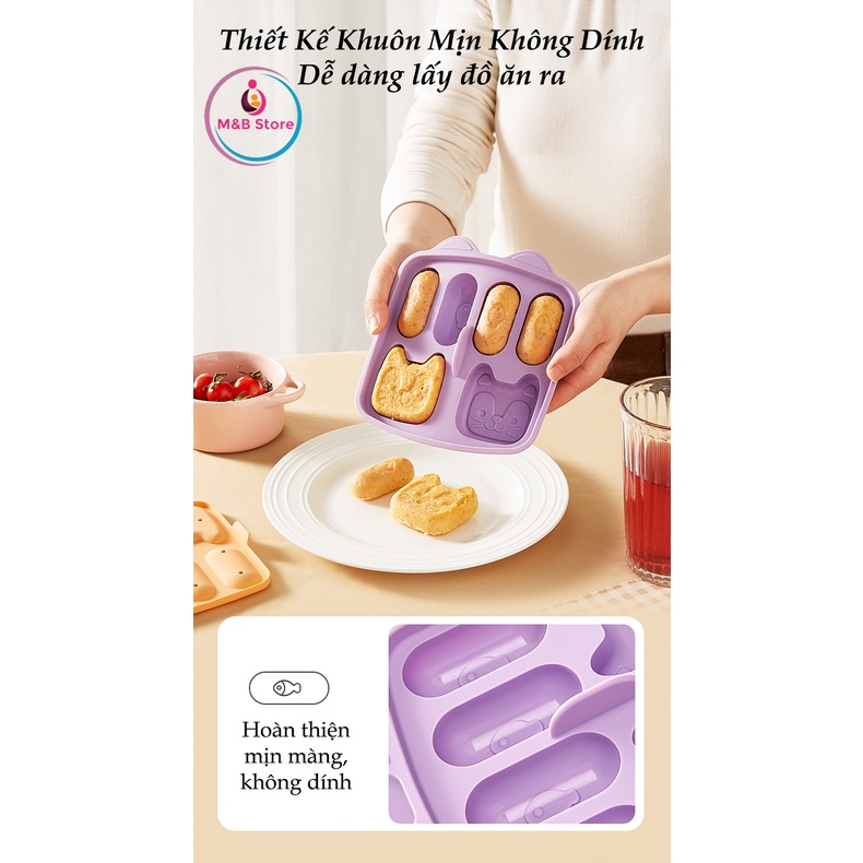 Khay/Khuôn Làm Bánh Chống Dính, Chất Liệu Silicon Bạch Kim - KUB