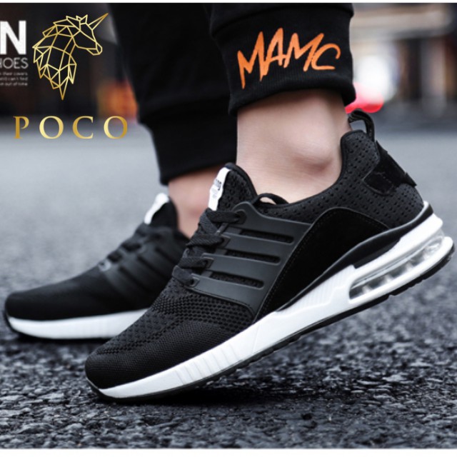 [GIẢM GIÁ GIỜ VÀNG] Giày thể thao nam cao cấp TT75DEN