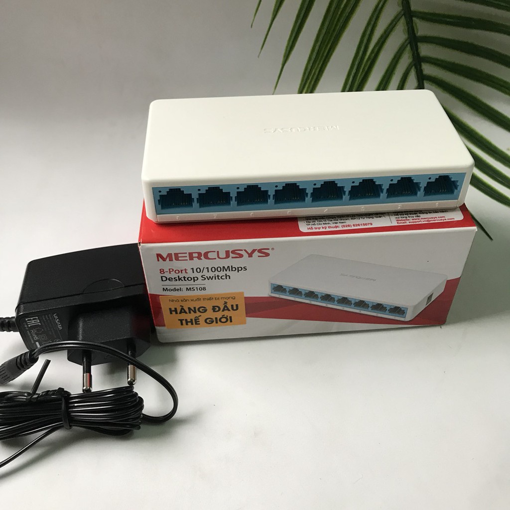 Bộ Chia Mạng Switch 8 Cổng Mercusys MS108 chính hãng