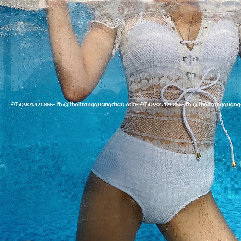(Hàng Nhập) Hot trend Bikini phiên bản Hàn quốc #Y-182 [Trắng]
