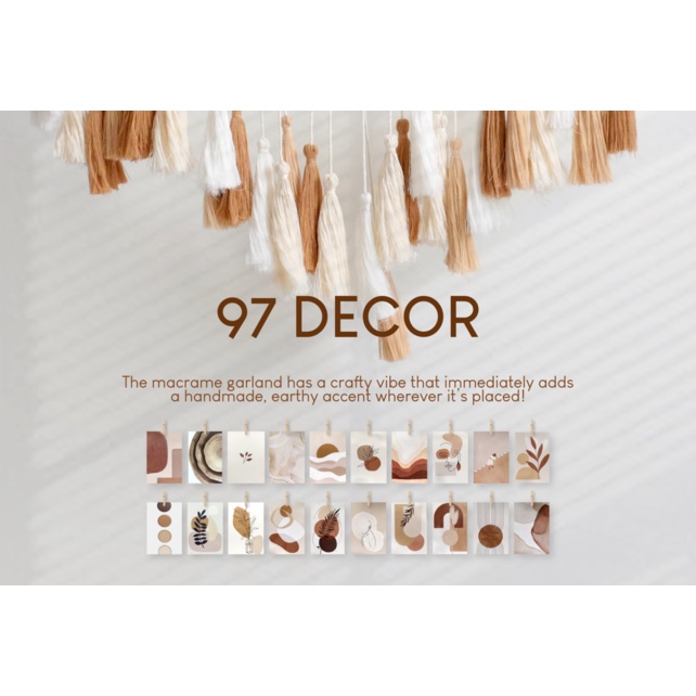Macrame Treo Tường Decor Phòng Ngủ Decor Phòng Khách Mành Treo Tường Rèm Treo Macrame Phong Cách Boho Vintage