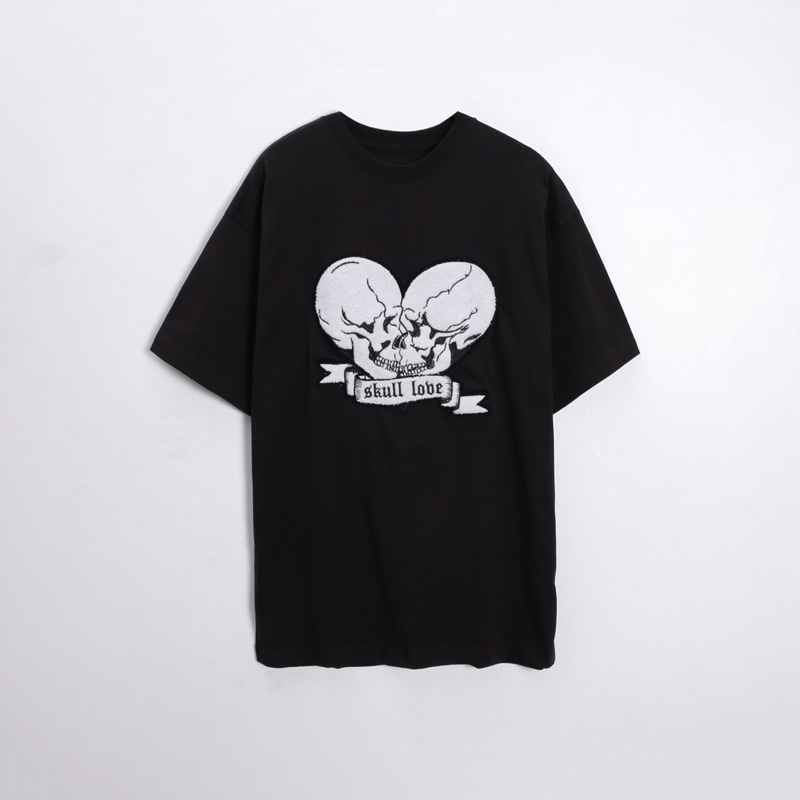 Áo thun Skull Love Emdroidery Tshirt