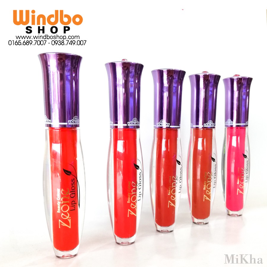 Son Kem Lì Zeone Lip Gloss - Màu 05: Hồng Đỏ