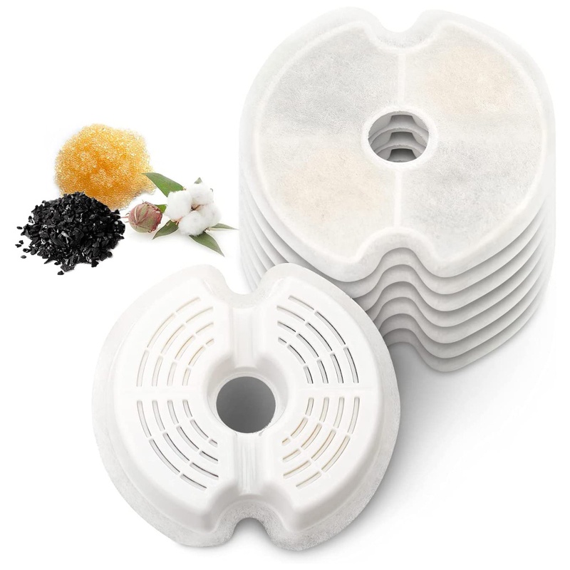 Bộ 4 Tấm Lọc Carbon Cho Đài Phun Nước Uống Cho Thú Cưng
