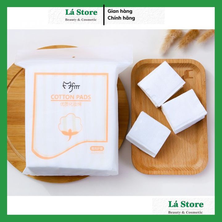 Bông Tẩy Trang 3 Lớp Cotton Pads (Túi 222 miếng)