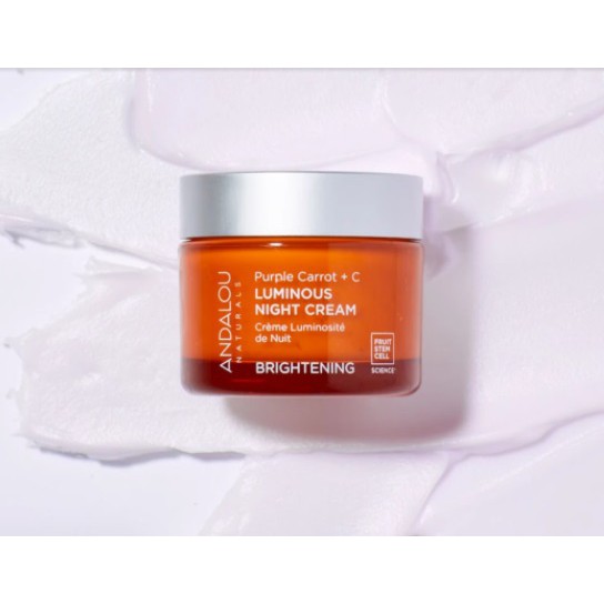 Kem dưỡng sáng da ban đêm Andalou Purple Carrot + C Luminous Night Cream Brightening 50g