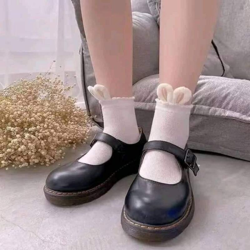 (hàng sẵn) Tất/ vớ tai thỏ có đuôi lolita dễ thương