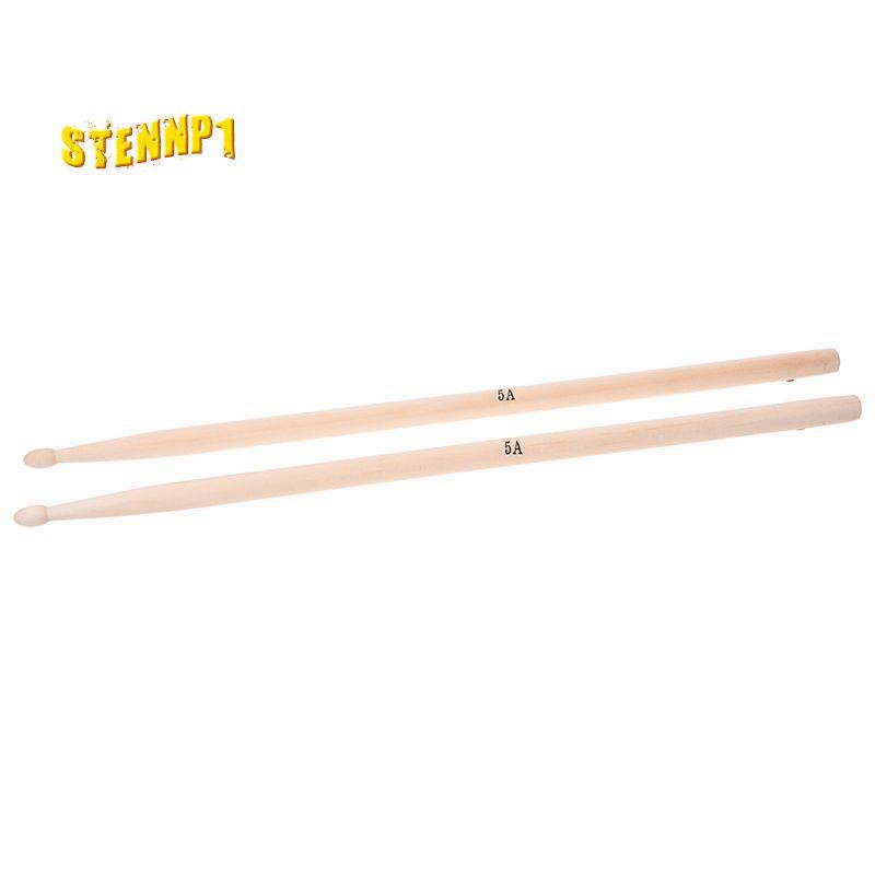 Pair of 5A Maple Wood Drumsticks Stick for Drum Set Lightweight Professional