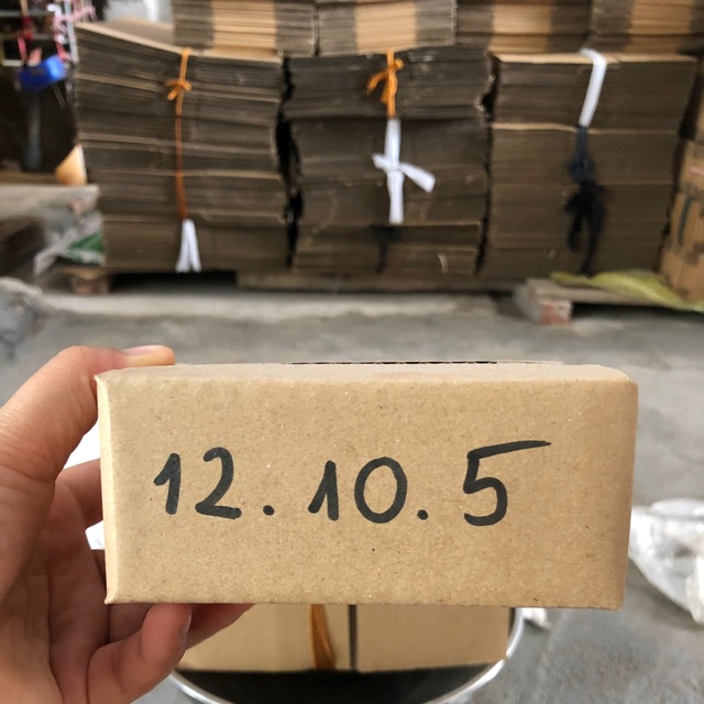 12x10x5 Hộp carton đóng hàng giá xưởng - Combo 100 hộp