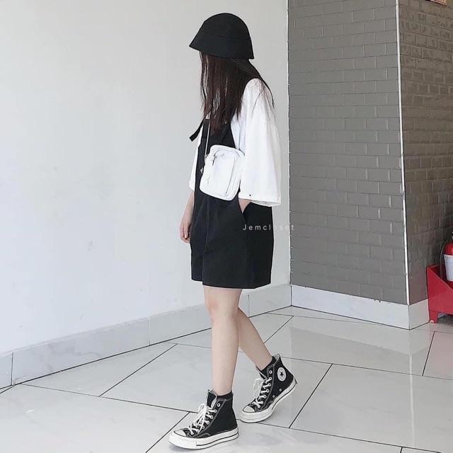 Yếm Kaki túi ngưc nữ co giãn dưới 67kg siêu yêu LuxxyStore