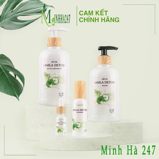 Bộ dầu gội Amla Detox - Dầu xả Amla Detox - Serum dưỡng tóc Amla Detox - Xịt dưỡng tóc Amla Detox Laco chính hãng