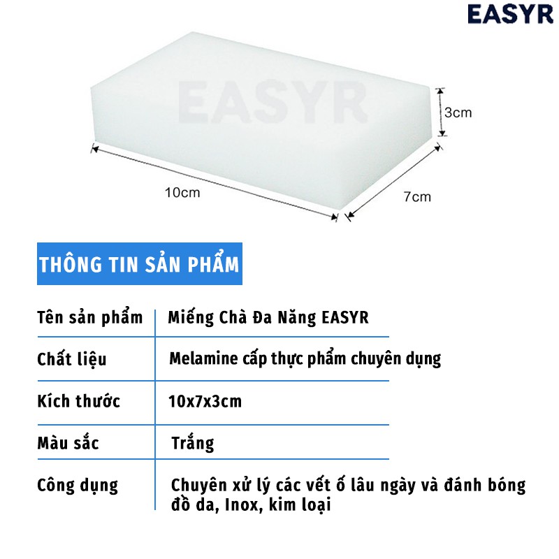 Miếng Chà Vệ Sinh Đa Năng EASYR, Đánh Bật Các Vết Bẩn Cứng Đầu, Đánh Bóng Kim Loại
