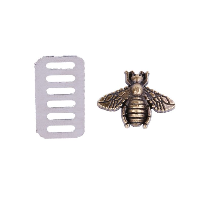 Phụ Kiện Trang Trí Túi Xách / Đeo Vai Hình Chú Ong Bằng Kim Loại Độc Đáo DIY