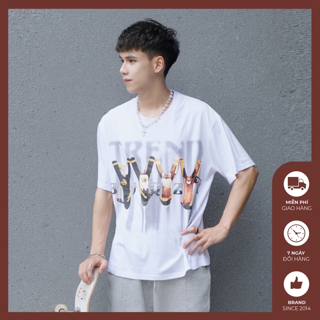 Áo phông streetwear in nổi cá tính - AP617