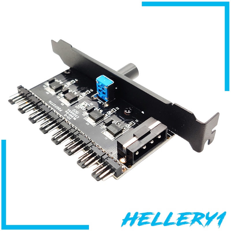 [Hellery1] Bộ Điều Chỉnh Tốc Độ Quạt Tản Nhiệt Hub 3 / 8 / 4 / 3 Chấu Cho
