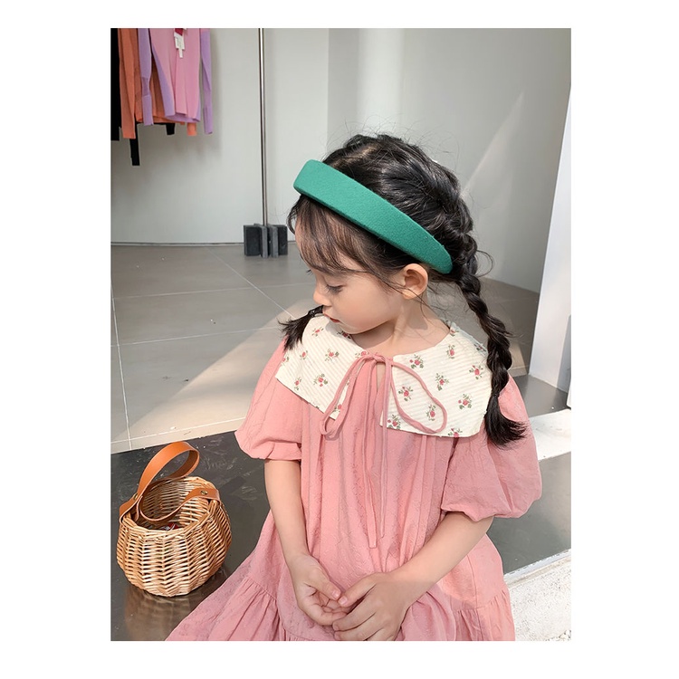 Đầm Công Chúa Mùa Hè Tay Cộc Phong Cách Phương Tây Cổ Điển Hợp Thời Trang Cho Bé Gái 5 Tuổi