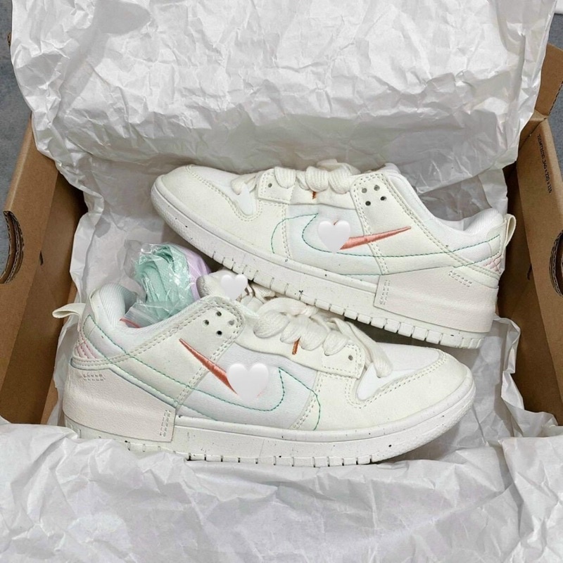 Giày jordan SB dunk nỉ xanh lá thấp cổ, giày JD 1 Sb 7 màu, kem sữa cao cấp
