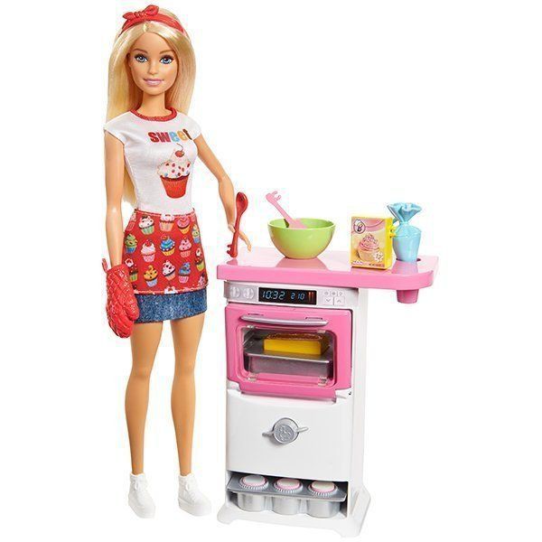 [Mã LIFEMKD3 giảm 100K đơn 499K] Trổ tài làm bếp cùng búp bê BARBIE FHP57