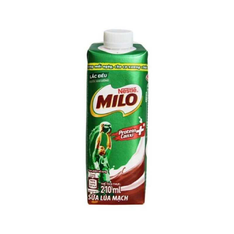 [Freeship 70K đơn 300K] Thùng 24 hộp sữa lúa mạch ngũ cốc Nestlé MILO teen bữa sáng 200 ml/hộp