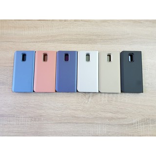 Bao da Clear view Standing Samsung J7+ ( J7 plus)