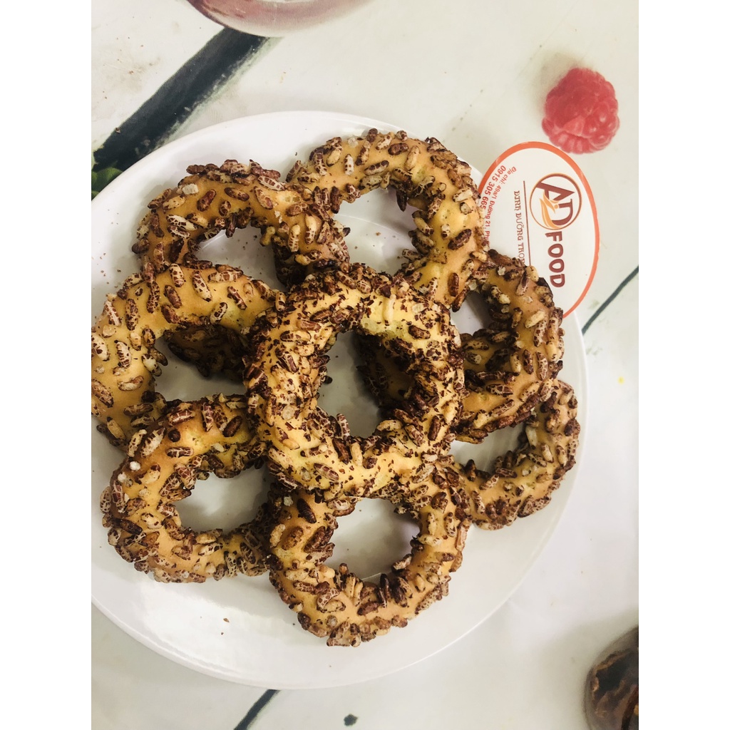 bánh vòng gạo lứt 1kg
