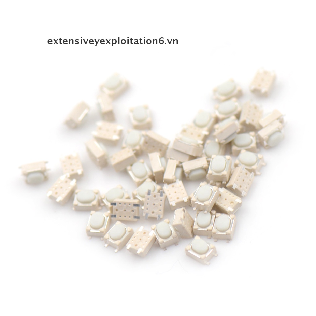 Set 4 Công Tắc Ấn 4 Chấu SMD 3 * 4 * 2.5mm E6VN / 50