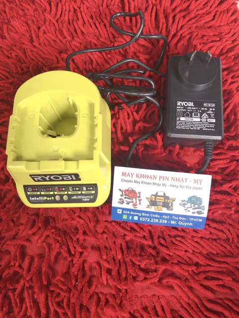 Sạc nhanh Ryobi 18v 220 v