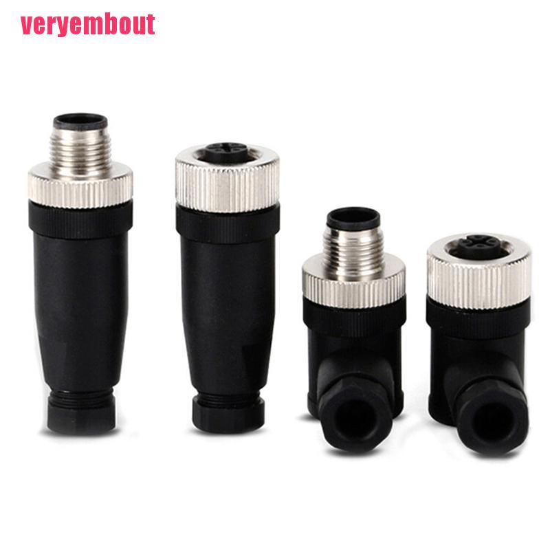 Đầu nối cảm biến M12 3/ 4/ 5 pin tiện lợi