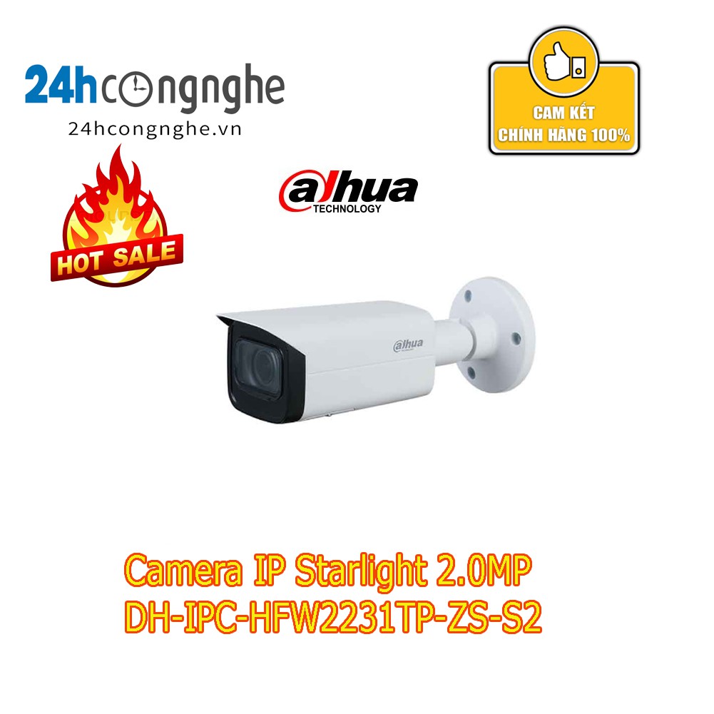 Camera IP Starlight 2.0MP DAHUA DH-IPC-HFW2231TP-ZS-S2