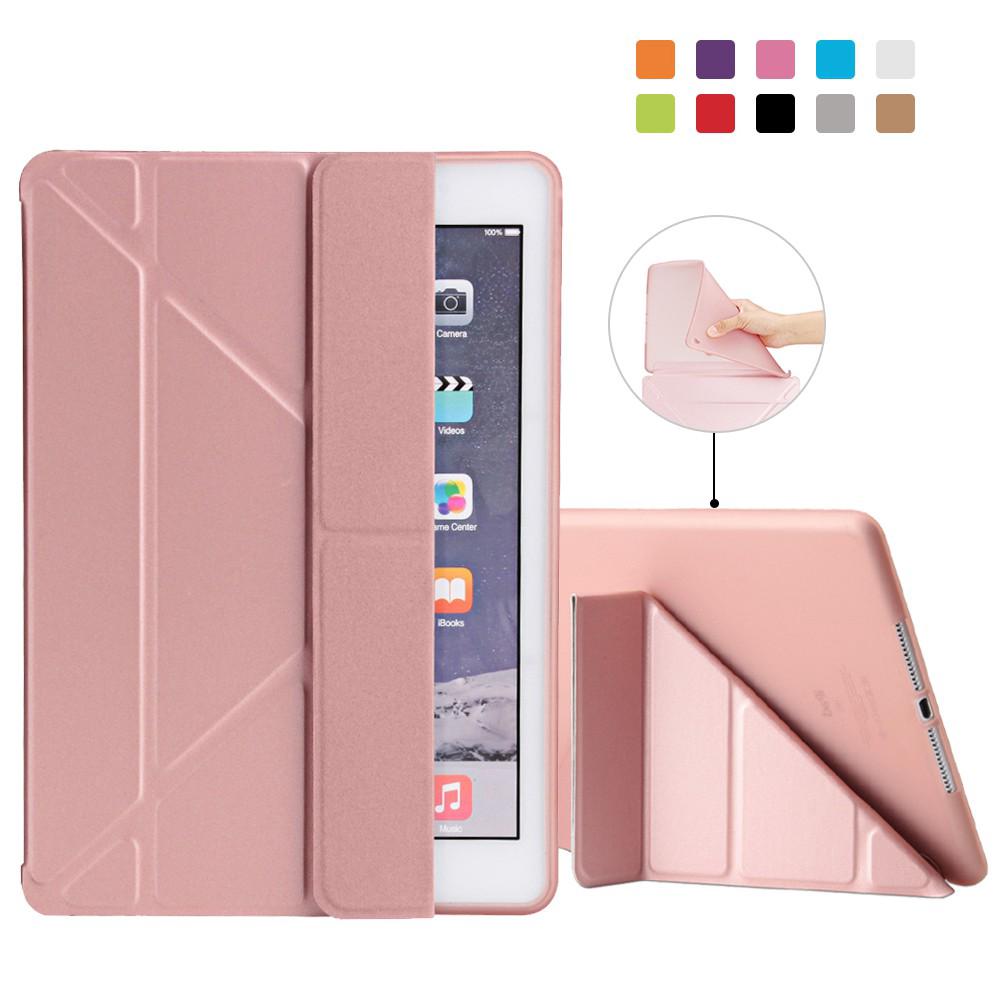 Flip Casing Case untuk Apple iPad Pro 10.5 2017 Cover Faux Leather Cover Soft Silicone Skin