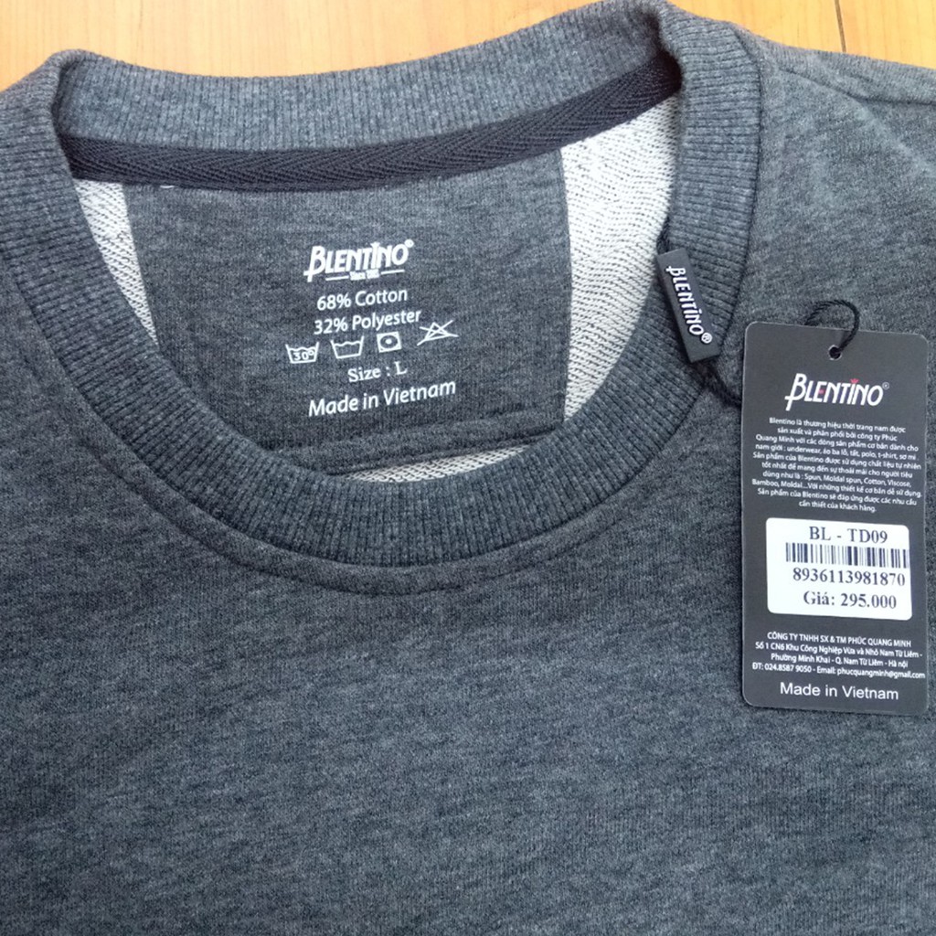 Áo Thu Đông Nỉ Da Cá Blentino BL-TD09 | BigBuy360 - bigbuy360.vn
