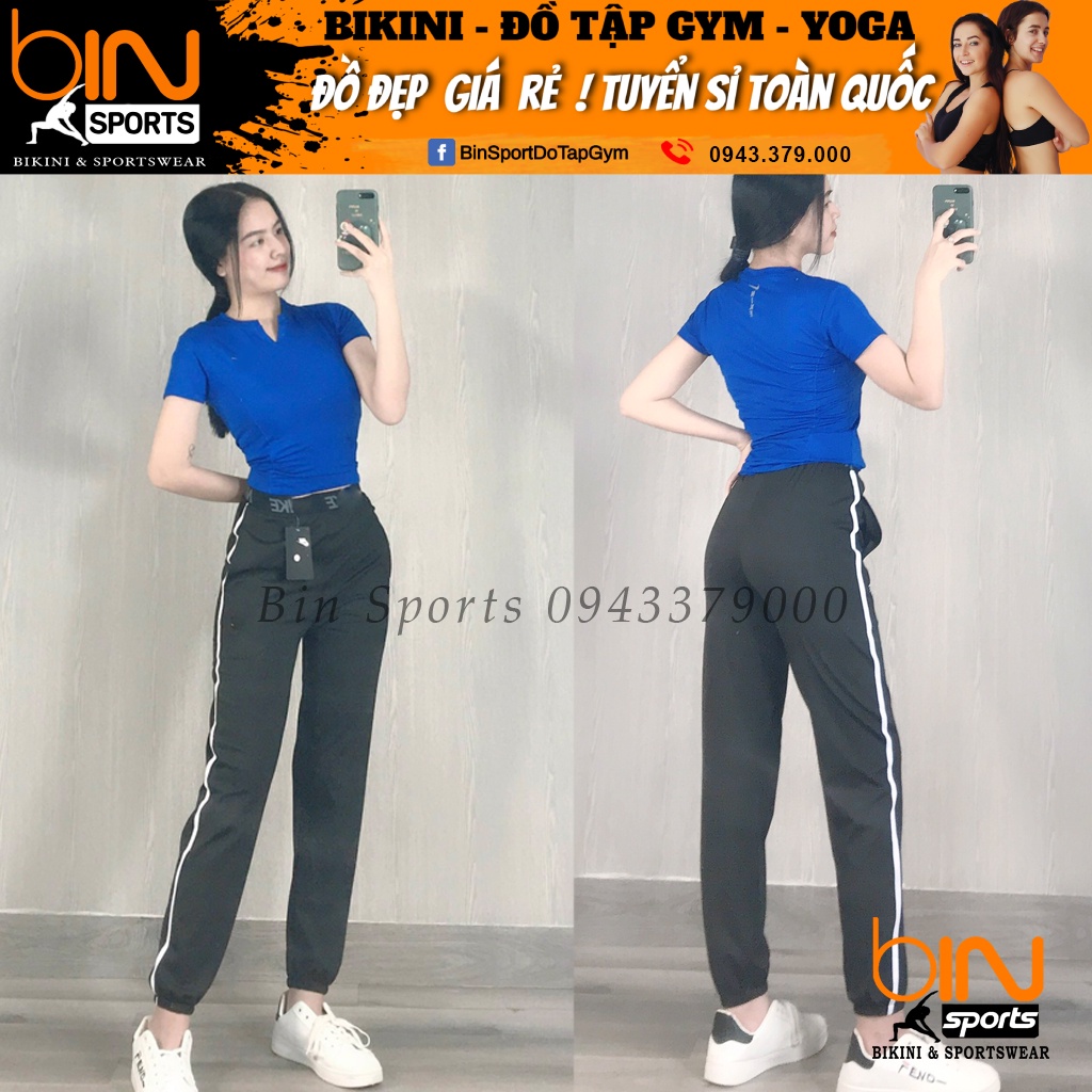 Quần tập gym nữ, quần jogger thể thao Bin Sports Q028