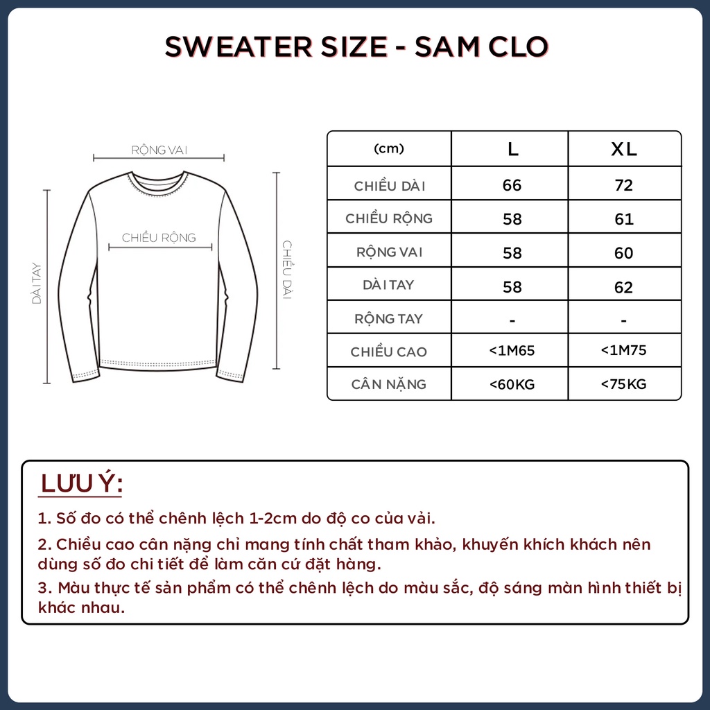 Áo khoác SWEATER nỉ SAM CLO - Áo khoác chui thu đông tay dài form rộng nam nữ unisex long sleeve chữ CLICK HERE | BigBuy360 - bigbuy360.vn