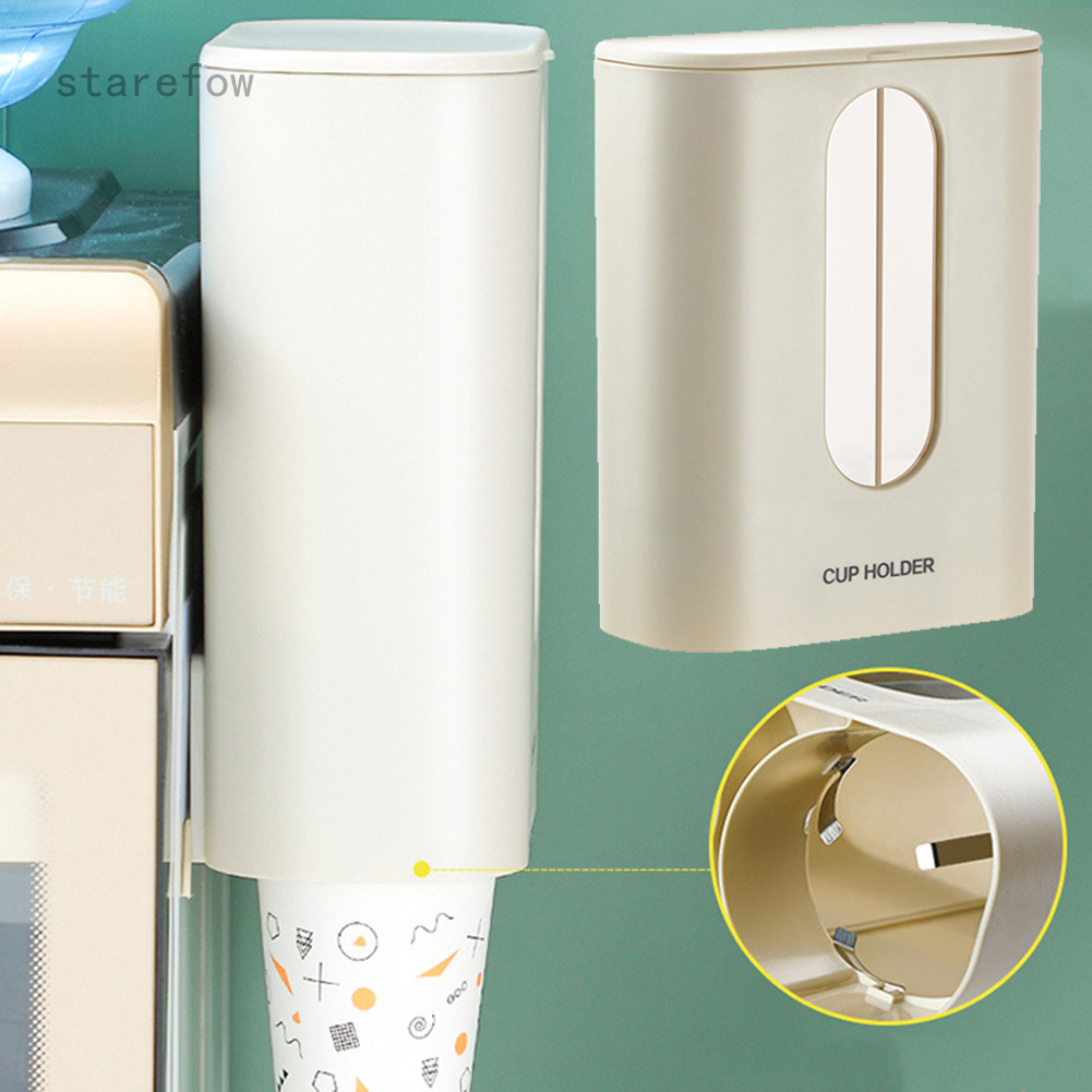 Giá Đỡ Cốc Giấy Dùng Một Lần Tự Động Gắn Tường Không Cần Khoan | BigBuy360 - bigbuy360.vn