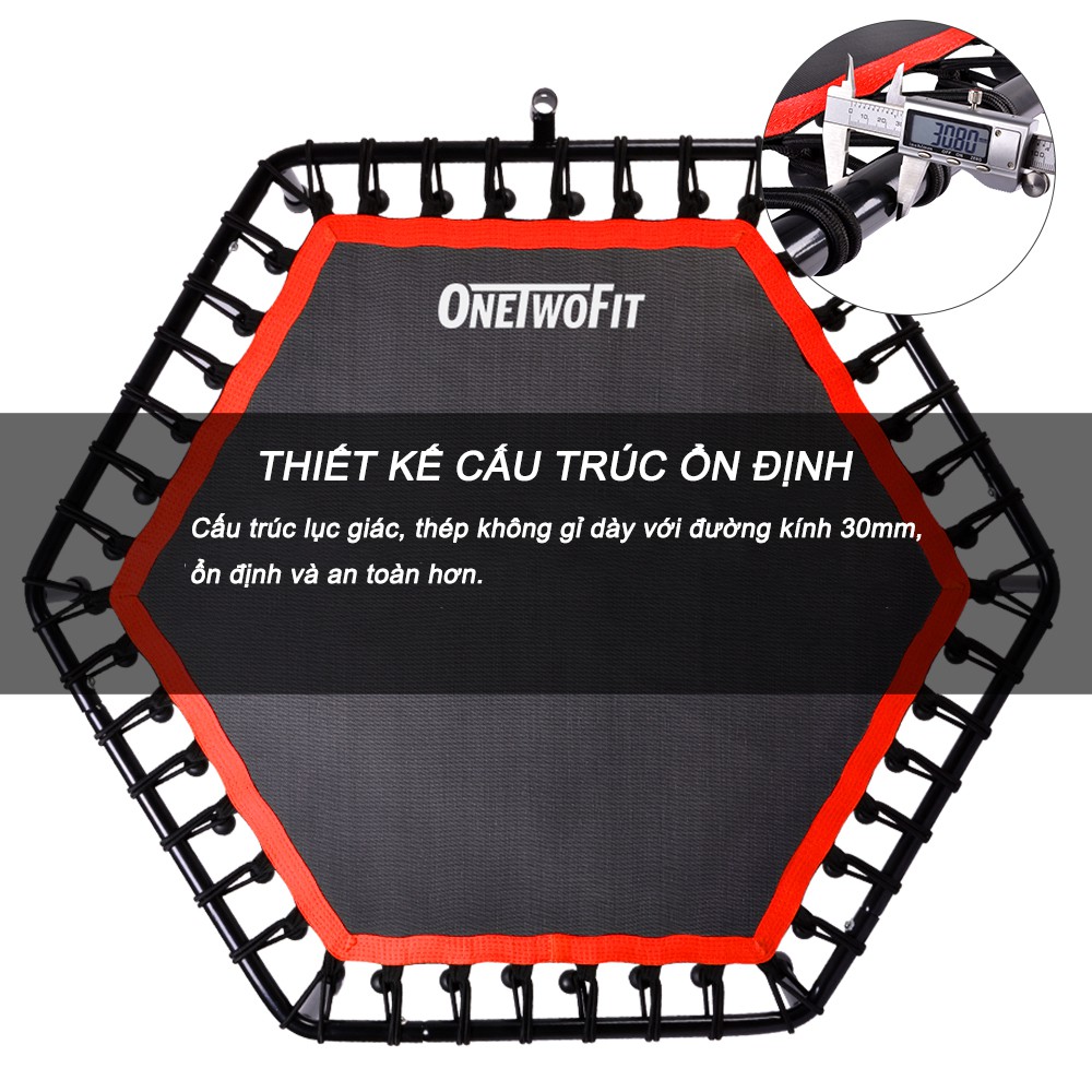 OneTwoFit TTRAMPOLINE GIÚP TẬP THỂ DỤC TOÀN THÂN cho mọi lứa tuổi thể dục