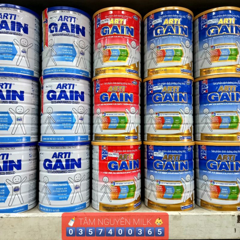 Sữa Arti Gain ColotrumHmo lon 900g