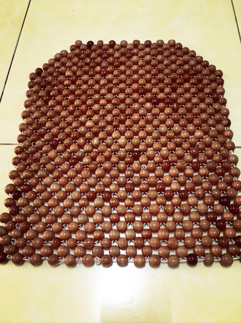 Đệm Hạt Gỗ Ngồi Yên Xe Máy - Miếng Lót Yên Xe Máy