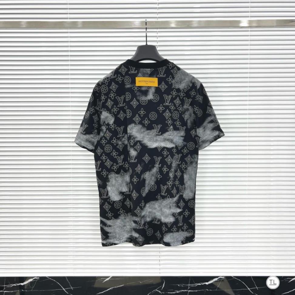 [Siêu Phẩm] Áo Thun Nam LV In Họa Tiết - Áo Phông LV Chất Cotton Cực Net
