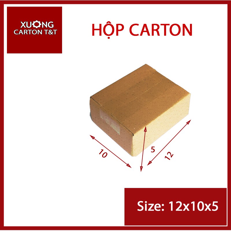 12x10x5 Hộp bìa carton đóng gói