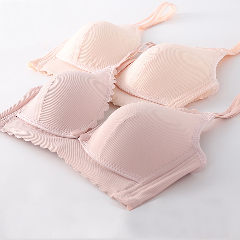 Áo Ngực bà bầu, áo lót cho con bú và sau sinh su tăm không gọng nâng đỡ chống chảy sệ cho mẹ bầu mới 2022