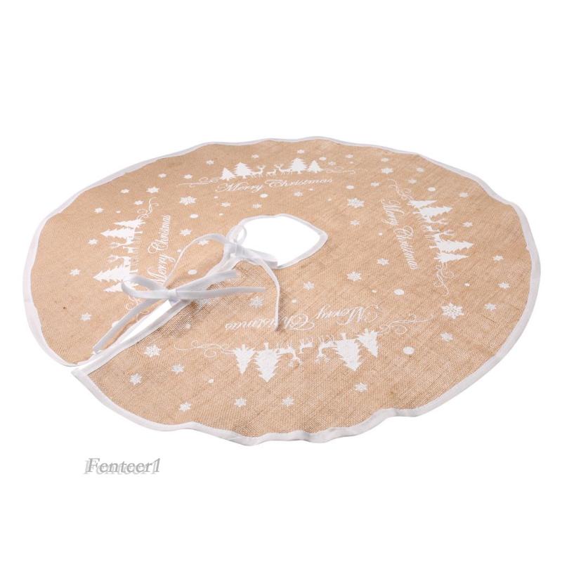 [Fenteer1] Chân Đứng Bằng Vải Bố Trang Trí Cây Thông Noel Cổ Điển 120cm