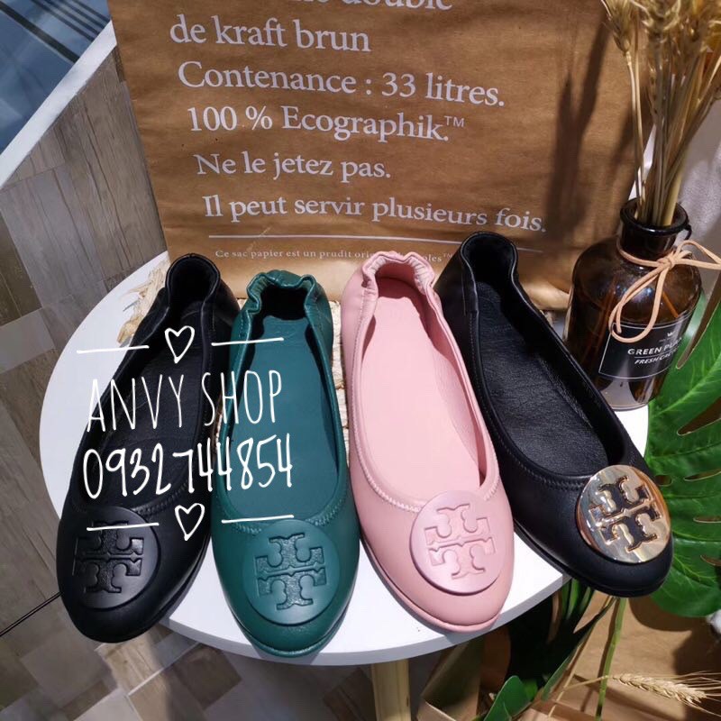 (SALE) Giày búp bê Tory xuất khẩu (còn Hồng,đỏ,xanh) fullbox