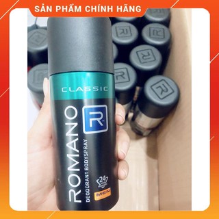 Xịt khử mùi toàn thân Romano