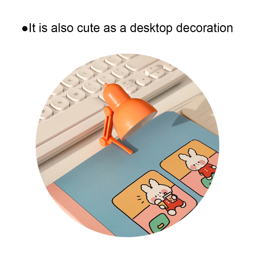 Đèn LED Mini Để Bàn Gấp Gọn-Có Thể Ban Đêm Đọc Sách Đèn Cho Nhà Phòng Máy Tính Đèn Ngủ Mắt Bảo Vệ Cho đêm Học Du Lịch Di Động