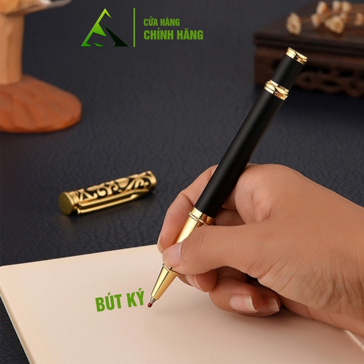 Bút ký, cây viết sang trọng Tài lộc Gold 168 Minh House