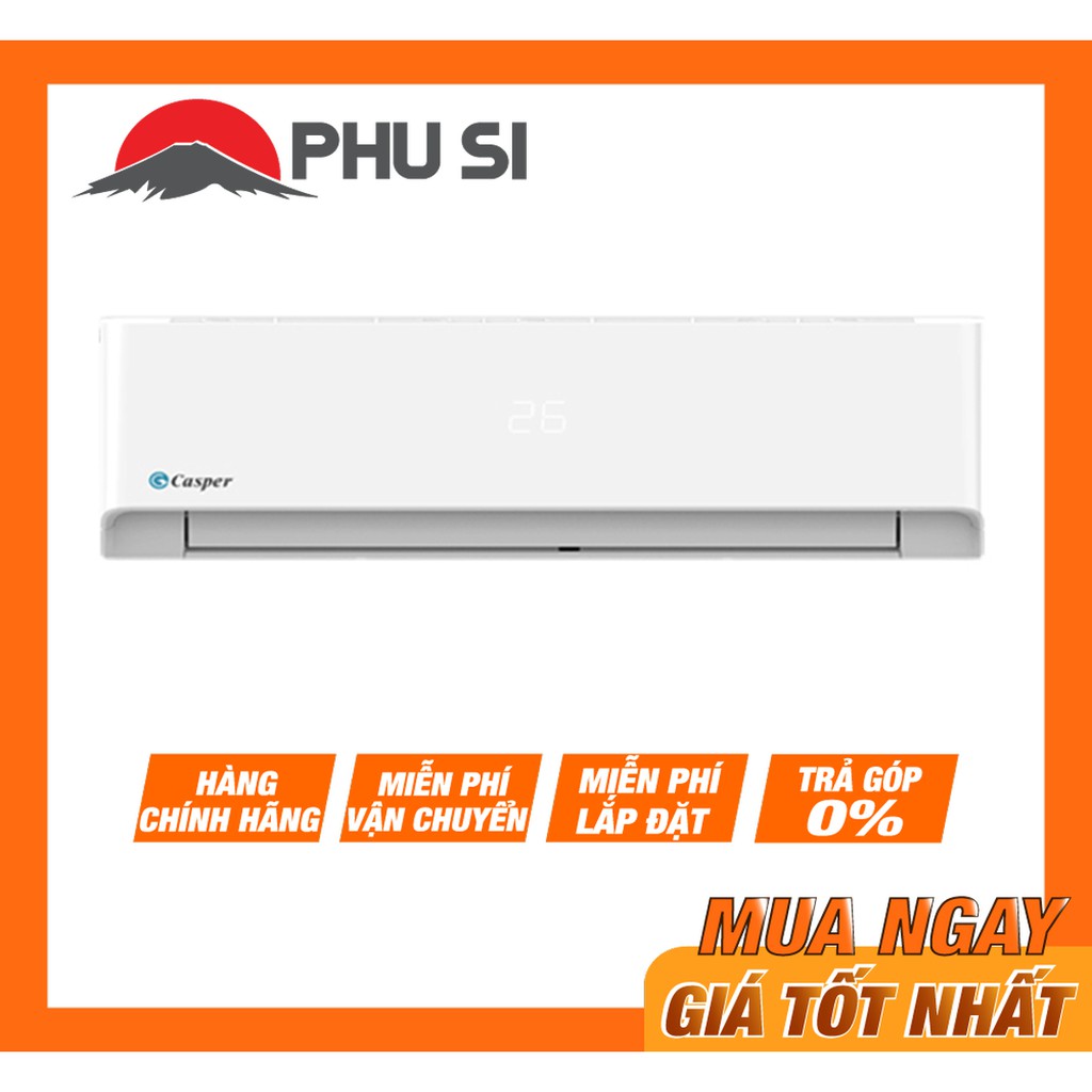 [MIỄN PHÍ VẬN CHUYỂN - LẮP ĐẶT] - LC-12FS32 - Máy lạnh Casper 1.5 HP LC-12FS32